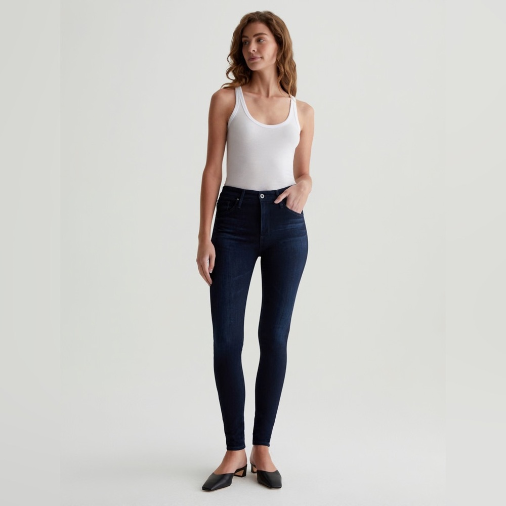 AG Farrah Skinny Mid-Rise Jeans